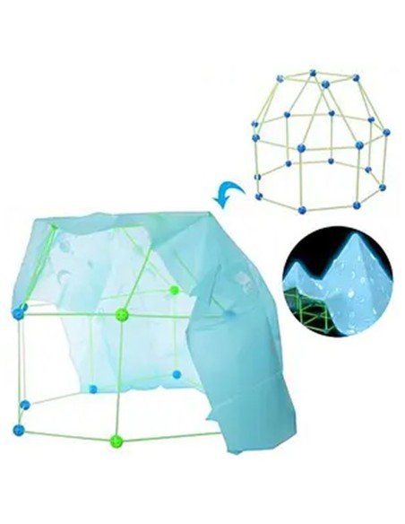 Kūrybinis konstravimo rinkinis: Pastatyk palapinę, raketą ar pilį savo kambaryje