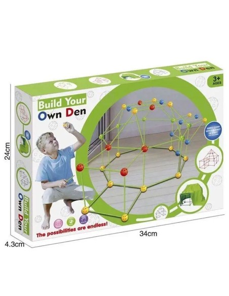 Šiaudelių konstruktorius Build Your Own Den