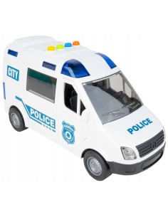 Policijos mikroautobusas su garsais ir šviesomis 2