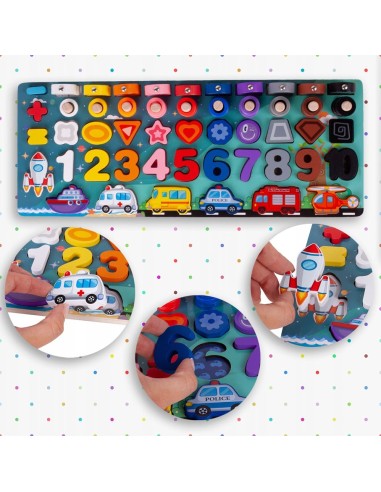 XL Montessori medinis rūšiavimo padas...