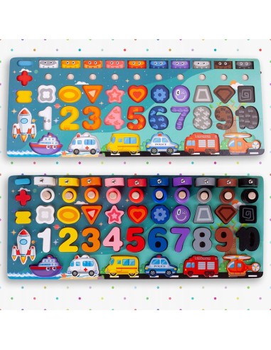 XL Montessori medinis rūšiavimo padas...