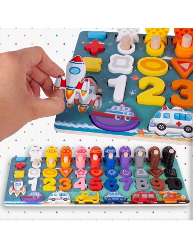 XL Montessori medinis rūšiavimo padas...