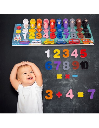 XL Montessori medinis rūšiavimo padas...