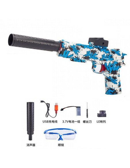 Pistoletas šaudo Orbiz kamuoliukais, įkraunamas G940