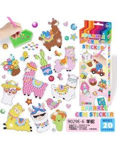 Deimantinė dėlionė - lipdukai Sparkle Gem Sticker 2
