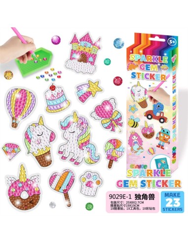 Deimantinė dėlionė - lipdukai Sparkle Gem Sticker