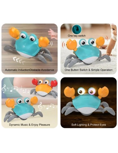 Interaktyvus ropojantis krabas CUTE CRAB