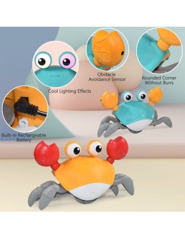 Interaktyvus ropojantis krabas CUTE CRAB