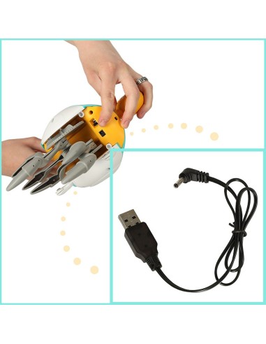 Interaktyvus ropojantis krabas CUTE CRAB