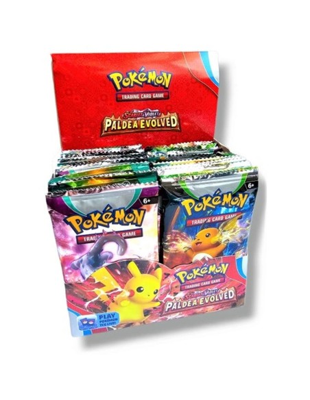 Pokemon kortos PALDEA EVOLVED kolekcija 4 pakuotės
