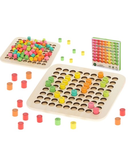 Skaičiavimo mokymosi rinkinys MONTESSORI daugybos lentelė iki 100