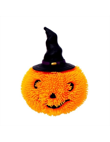 Antistresinis minkomas žaislas Moliūgas kepurėje