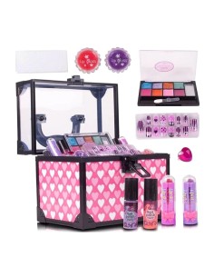 Makiažo ir nagų dekoravimo rinkinys lagamine vaikams