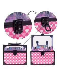 Makiažo ir nagų dekoravimo rinkinys lagamine vaikams 2