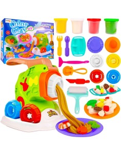 Interaktyvus makaronų gaminimo rinkinys su minkštu, kvepiančiu modelinu.