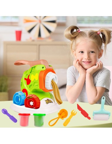 Kūrybinis makaronų gaminimo aparatas su 4 formavimo diskais.