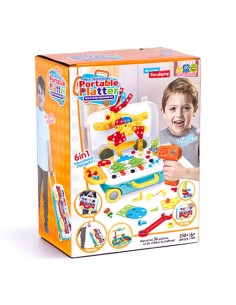 Jaunojo meistro rinkinys 6 in 1 258 dalių Portable Platter 2