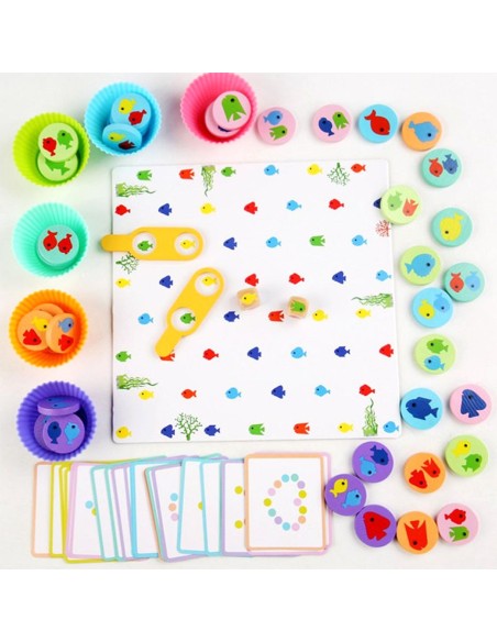 Kūrybiškas žvejybos derinimo žaislas