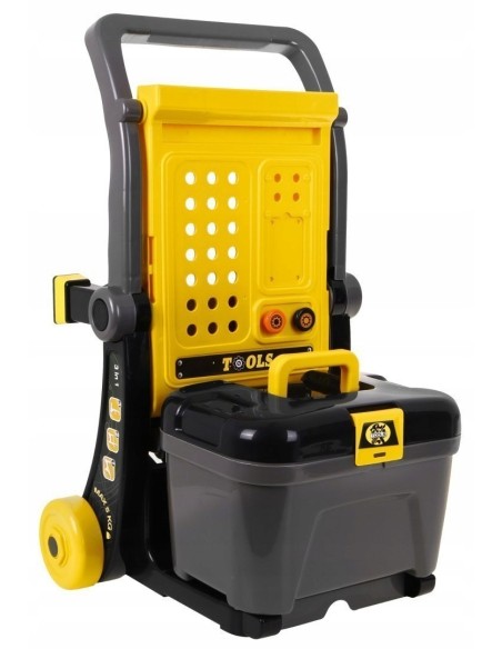 Meistro stalas ant ratų su įrankiais