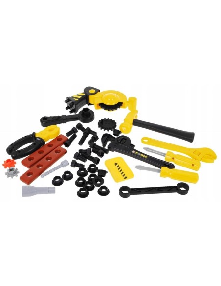 Meistro stalas ant ratų su įrankiais