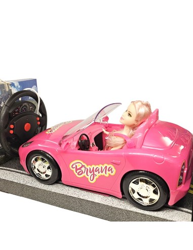 Dvivietis nuotykis: Lėlių kabrioletas Bryana su saugos diržais!