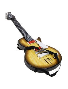 Elektrinė gitara medžio imitacija + Ausinės su mikrofonu + Šviesos garsai 2