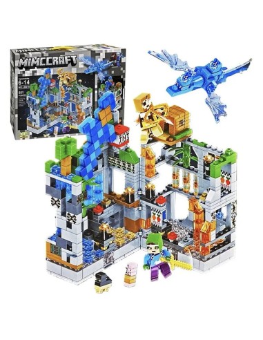 Lego Minecraft Mėlyna pilys LB615 551 dalys