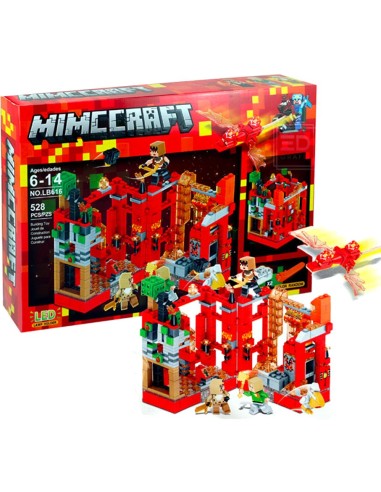 Lego Minecraft Raudona pilys LB616 528 dalys
