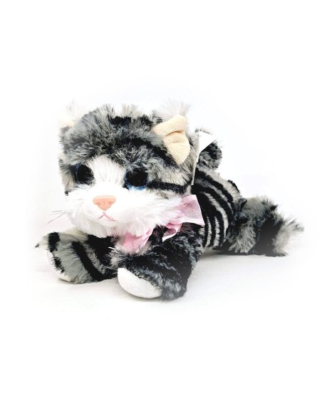 Minkštas kniaukiantis katinas 20 cm