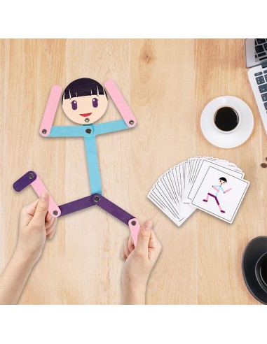 Medinė Montessori dėlionė žmogus...