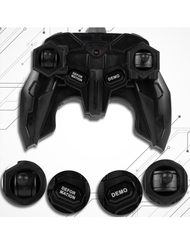 Mėlynas robotas transformuojantis į...