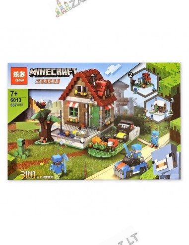 Lego tipo konstruktorius 3 IN 1 Villa Garden Minecraft