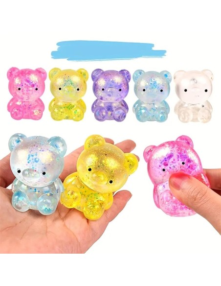 Antistresinis žaislas - Squeeze Bear 3 vnt