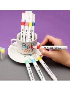 Flomasteriai Acrylic Marker 24 spalvų + tekstilei