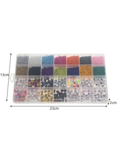 Modernus smulkių karoliukų rinkinys...