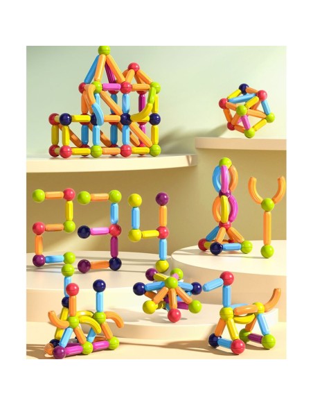 Stambus magnetinis konstruktorius 100 detalės