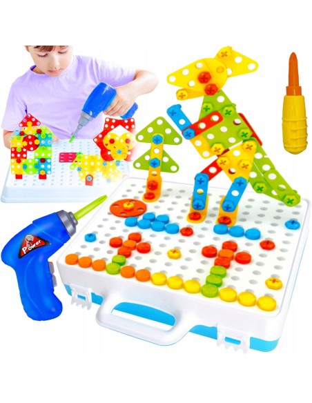 Kūrybinis mozaikos rinkinys su atsuktuvu