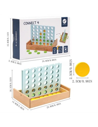 Medinis stalo žaidimas Connect 4