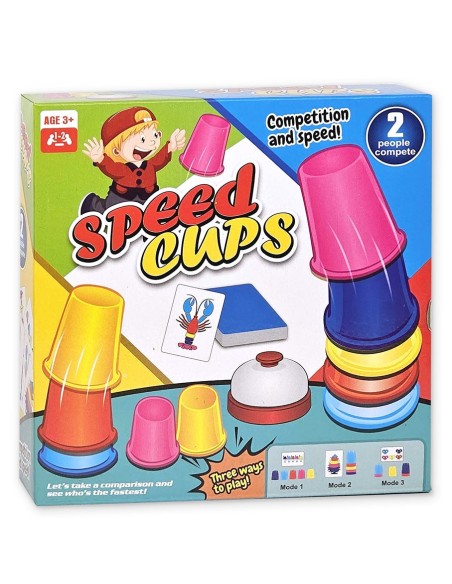 Žaidimas su spalvom ir puodeliais Speed Cups
