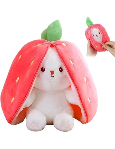 Pliušinis žaislas triušis braškė 25 cm