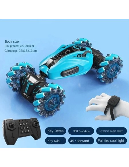 NAUJOVE. Leidžianti garus gestų valdoma mašina + 2 pultai