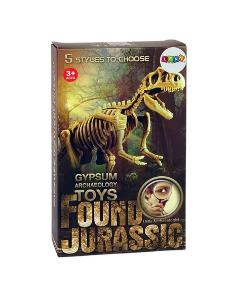 Archeologijos kasinėjimų rinkinys - dinozauro trikeratopso skeletas