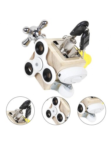 Montessori medinis veiklos kubas Busy...