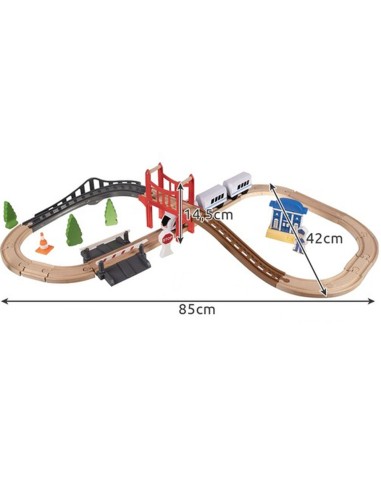 Medinis greitasis traukinukas su...