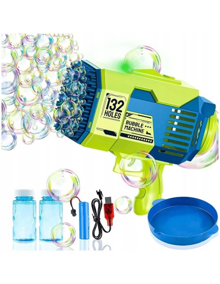 Muilo burbulų šautuvas Bazooka + USB krovimas KB1141
