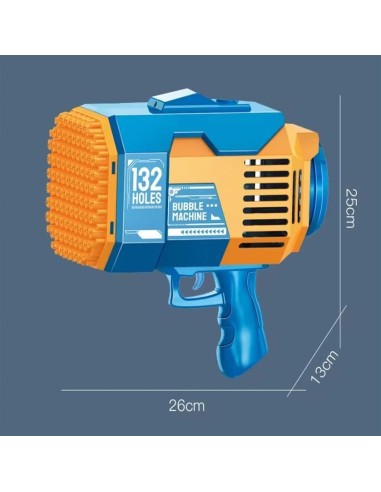Muilo burbulų šautuvas Bazooka + USB...