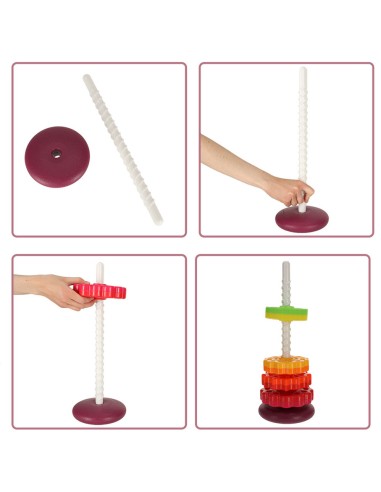 Spiralinė piramidė su dantračiais...