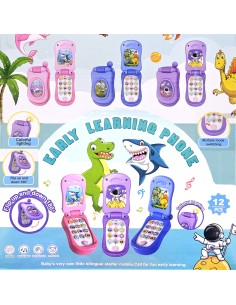 Muzikinis užverčiamas telefonas 13,5 cm