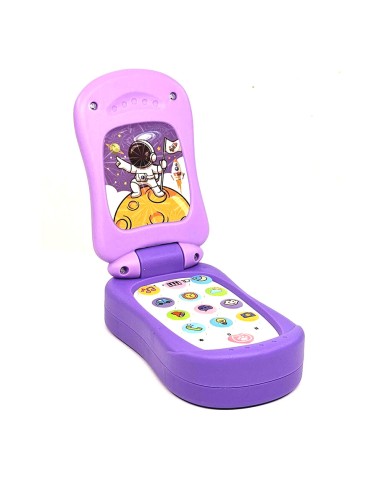 Muzikinis užverčiamas telefonas 13,5 cm