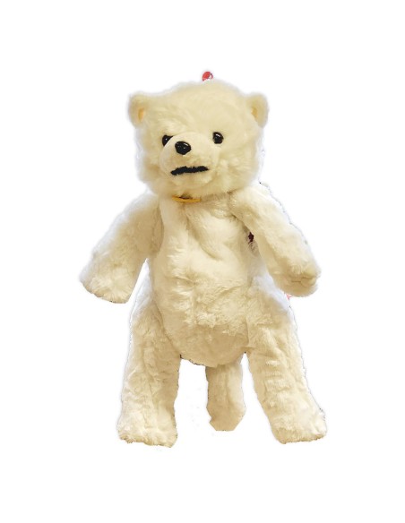 Dainuojanti muzikinė kuprinė - Baltas meškiukas